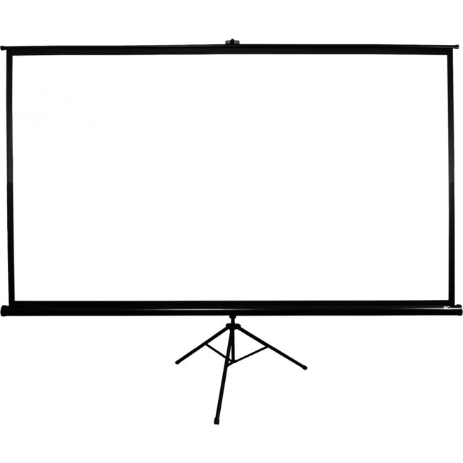 Elite Screens A high quality tripod screen - MaxWhite - Black - Viewing Size: 45 inx80 in ; Diagonal: 92 in ; MaxWhite Screen Surface: 160degree ; Gain: 1.1;Case Length: 102in - T92UWH