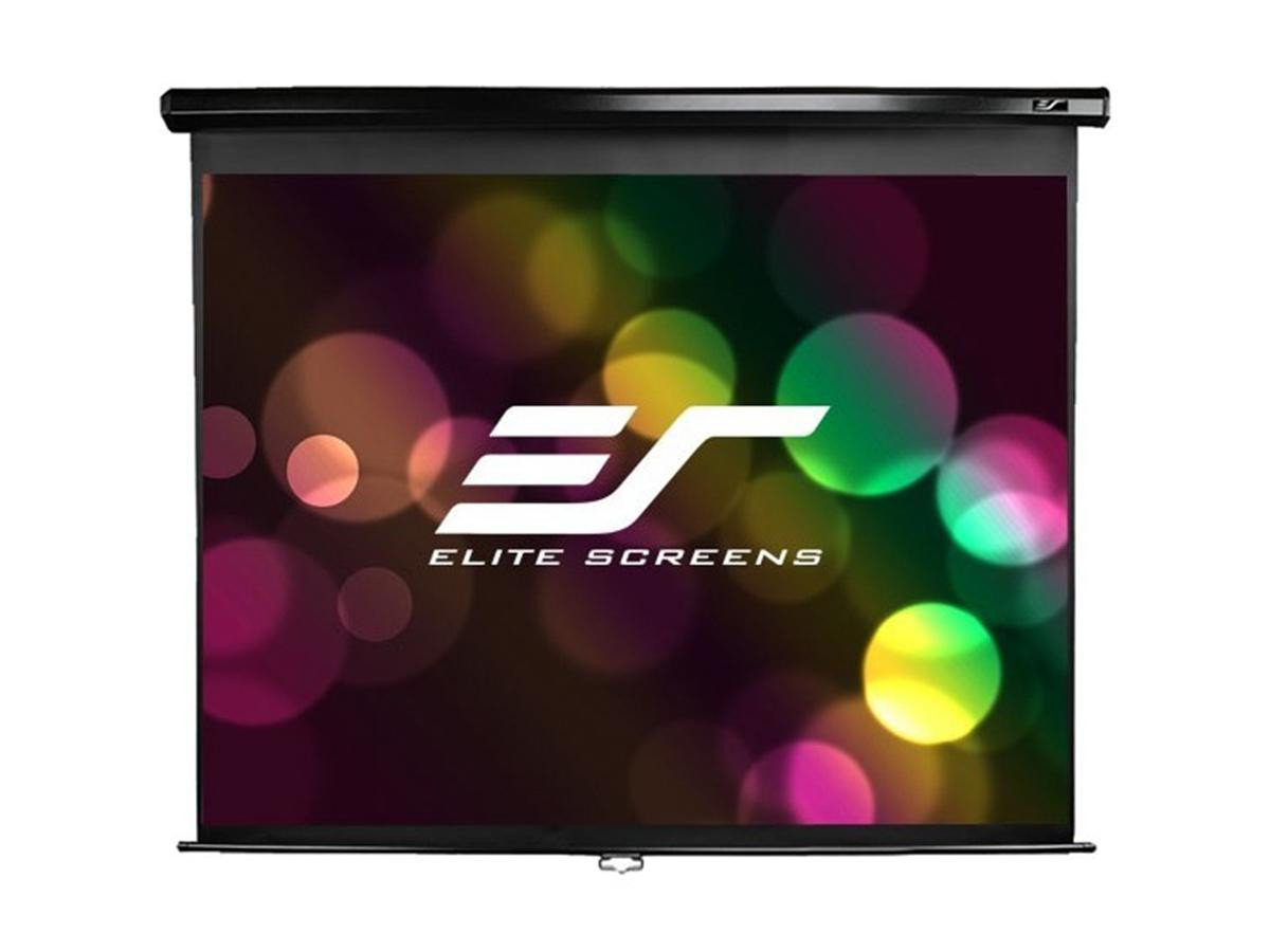 Elite Screens Manual, 142inch 16:9, Pull Down Projection Manual Projector Screen with Auto Lock - M142UWH2