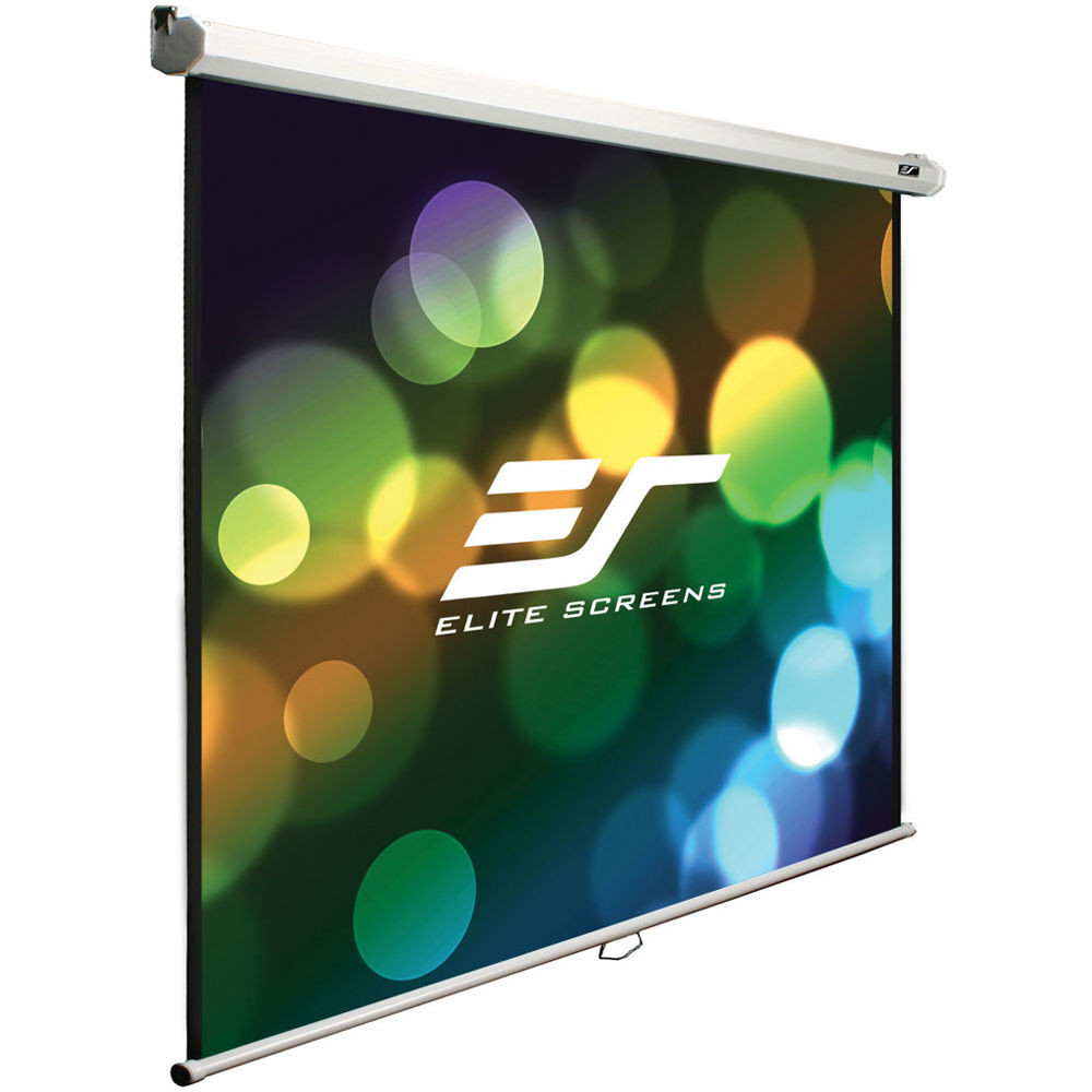 Elite Screens Manual Pull Down Projector Screen - M150XWV2