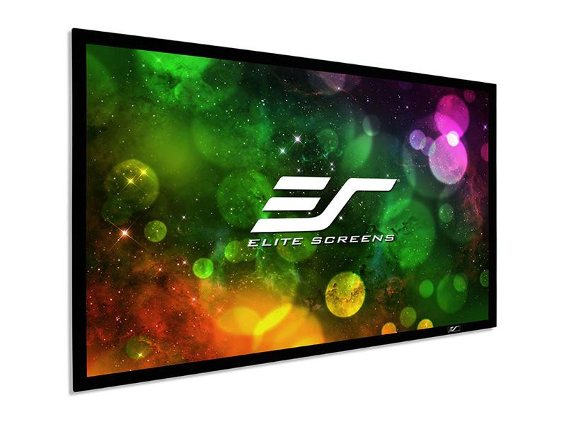 Elite Screens Sable Frame B2, 135-INCH Diag. 16:9, Active 3D 4K / 8K Ultra HD Fixed Frame Home Theater Projection Projector Screen with Kit - SB135WH2