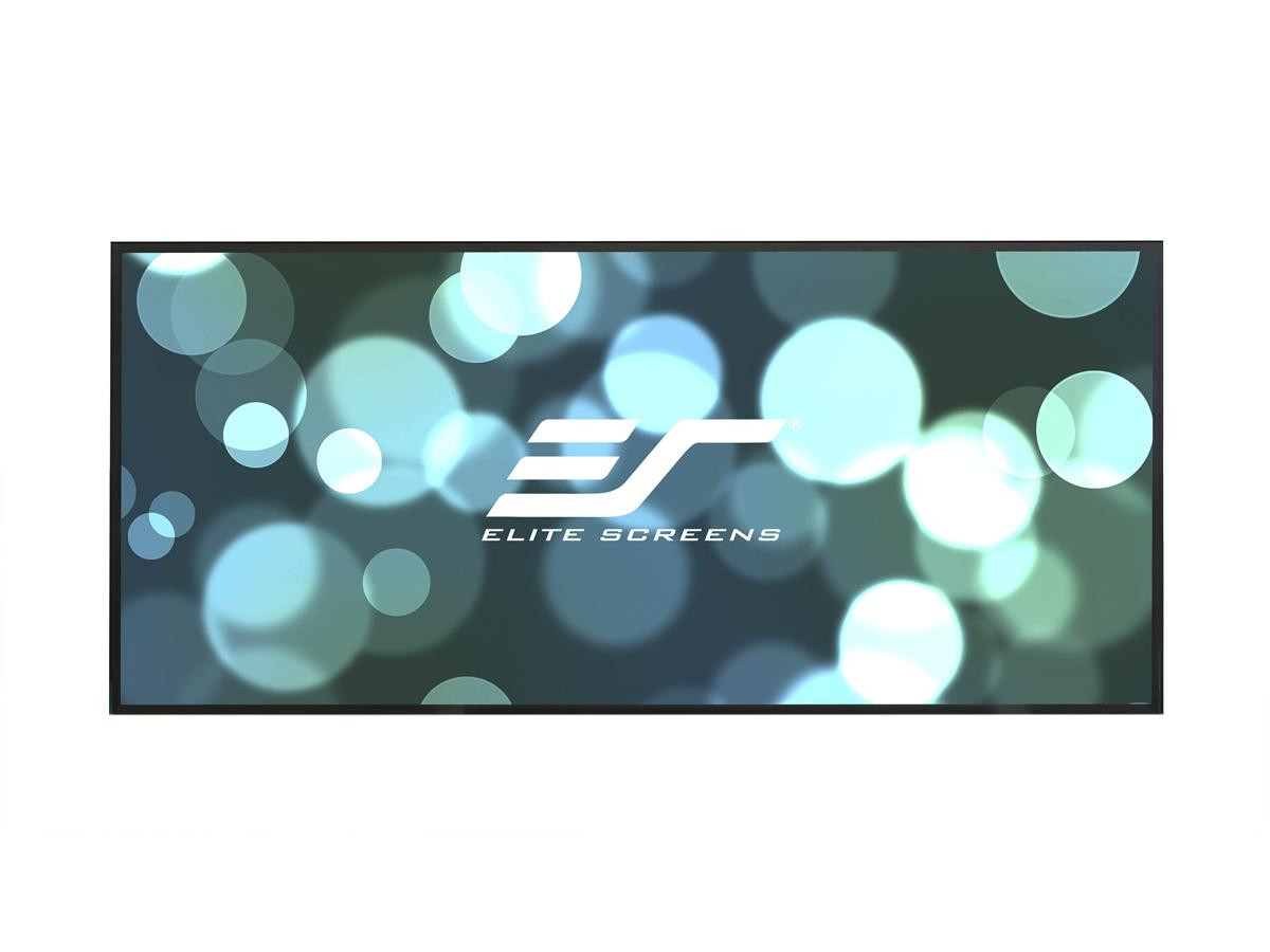 Elite Screens Aeon, 125inch 2.35:1, 4K Home Theater Fixed Frame EDGE FREE Borderless Projection Projector Screen - AR125WH2-WIDE