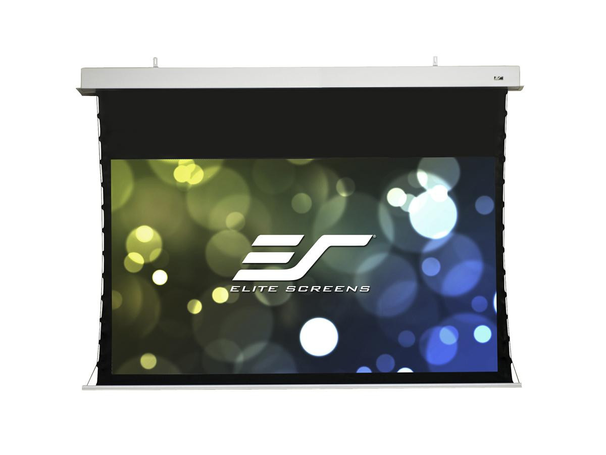 Elite Screens Evanesce TabTension, 100inch 4:3, Tensioned InCeiling Projection Projector Screen - ITE100VW2-E8