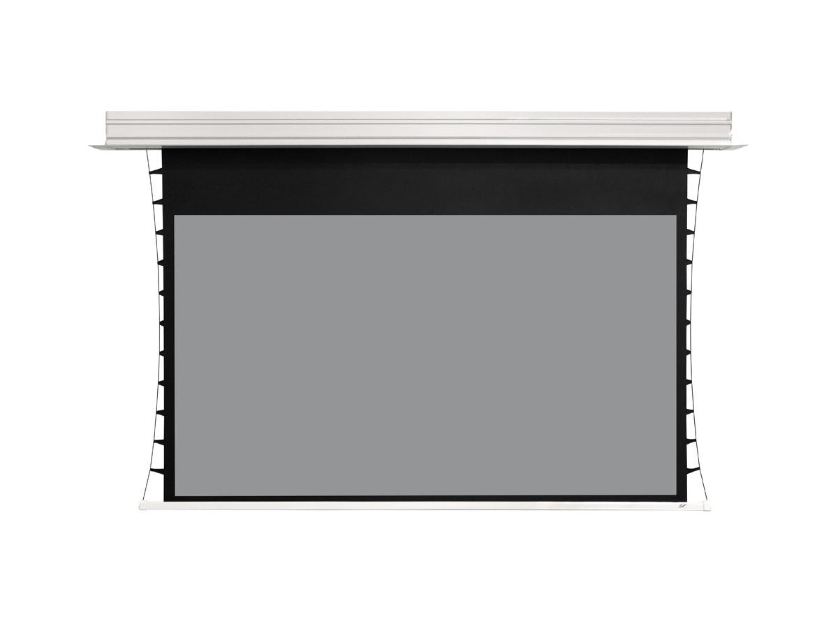 Elite Screens Evanesce Tab-Tension B, 106-inch 16:9, Electric Recessed In-Ceiling Tensioned Ceiling/Ambient Light Rejecting (CLR/ALR) Projector Screen - ETB106HD5-E12