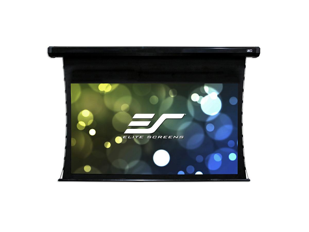 Elite Screens CineTension2, 120inch 16:9, TabTensioned Electric Drop Down Projection Projector Screen - TE120HW2-E36