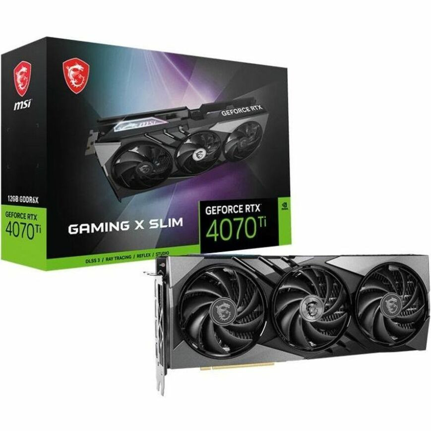 MSI Nvidia Geforce Rtx 4070 Graphic Card - 12 Gb Gddr6X - 7680 X 4320 - 2.63 Ghz Boost Clock - 192 Bit Bus Width - Pci Express 4.0 - Displayport - 3 X Displayport - Hdmi - G4070Gxs12