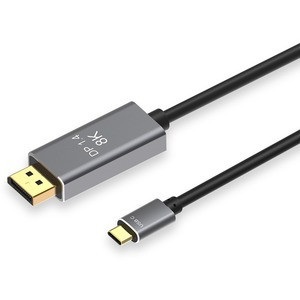 4XEM 8K/4K 1M USB-C to DisplayPort Cable - 3.28 ft DisplayPort/USB-C A/V Cable for Audio/Video Device, Display Screen, Chromebook, Mobile Phone, Gaming Console, Notebook, Home Theater System - First End: 1 x DisplayPort - 4XTPC028B1M