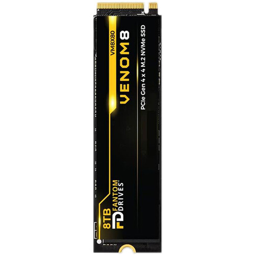 Micronet Venom8 8 TB Solid State Drive - M.2 Internal - PCI Express NVMe (PCI Express NVMe 4.0 x4) - TAA Compliant - VM8X80-TAA Micronet Venom8 8 TB Solid State Drive - M.2 Internal - PCI Express NVMe (PCI Express NVMe 4.0 x4) - TAA Compliant - VM8X80-TAA