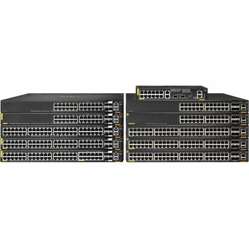 HPE 6200F 12G Class4 PoE 2G/2SFP+ 139W TAA Switch - 14 Ports - Manageable - Gigabit Ethernet, 10 Gigabit Ethernet - 10/100/1000Base-T, 10GBase-X - 3 Layer Supported - Modular - 2 SFP Slots - 23 W Power Consumption - R8V13A#ABA