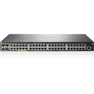 HPE 2930F 48G PoE+ 4SFP 740W Switch - 48 Ports - Manageable - Gigabit Ethernet, 10 Gigabit Ethernet - 10GBase-X, 10/100/1000Base-T - Refurbished - 3 Layer Supported - Modular - 4 SFP Slots -980 W Power Consumption - JL557A#B2E