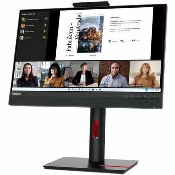 Lenovo ThinkCentre TIO22GEN5 21.5" Webcam Full HD LED Monitor - 16:9 - Black - 12N8GAR1US