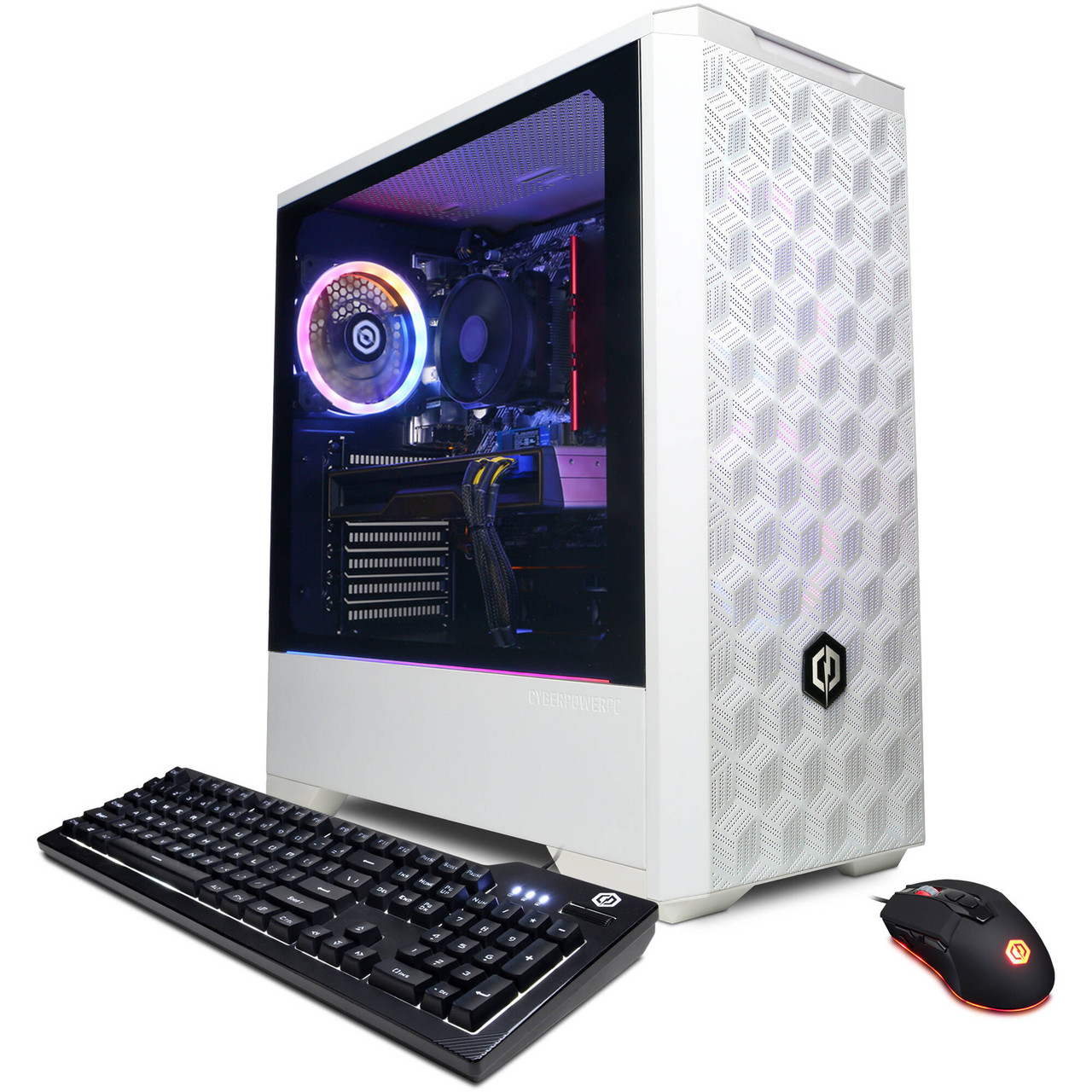 CyberPowerPC Gamer Master GMA9020CPGV8 Gaming Desktop Computer - AMD Ryzen 5 7600 Hexa-core (6 Core) 3.80 GHz - 16 GB RAM DDR5 SDRAM - 1 TB M.2 PCI Express NVMe SSD - Mid-tower - White - GMA9020CPGV8 CyberPowerPC Gamer Master GMA9020CPGV8 Gaming Desktop Computer - AMD Ryzen 5 7600 Hexa-core (6 Core) 3.80 GHz - 16 GB RAM DDR5 SDRAM - 1 TB M.2 PCI Express NVMe SSD - Mid-tower - White - GMA9020CPGV8