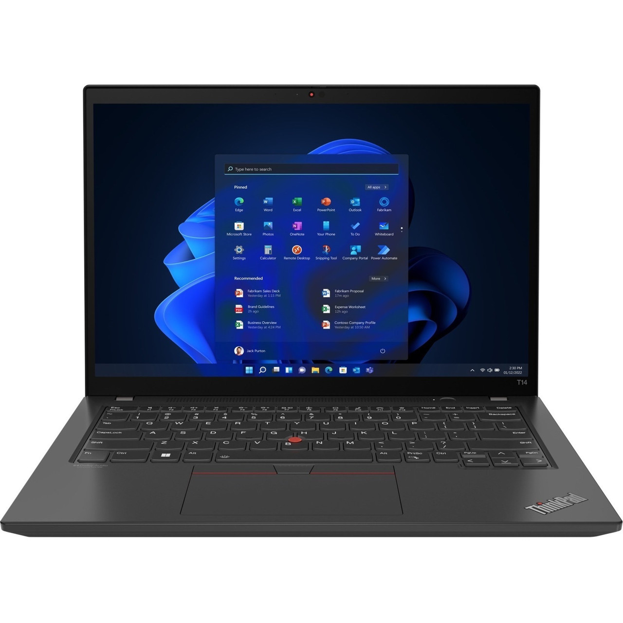 Lenovo ThinkPad T14 Gen 3 21AH00N8US 14" Notebook - WUXGA - 1920 x 1200 - Intel Core i5 12th Gen i5-1245U Deca-core (10 Core) 1.60 GHz - 16 GB Total RAM - 16 GB On-board Memory - 512 GB SSD - Thunder Black - 21AH00N8US