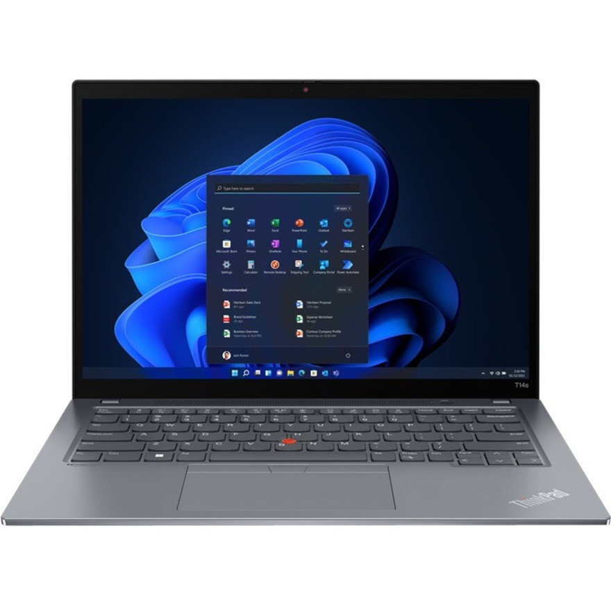 Lenovo ThinkPad T14s Gen 3 21BR00GQUS 14" Notebook - WUXGA - 1920 x 1200 - Intel Core i5 12th Gen i5-1235U Deca-core (10 Core) 1.30 GHz - 16 GB Total RAM - 16 GB On-board Memory - 256 GB SSD - Storm Gray - 21BR00GQUS Lenovo ThinkPad T14s Gen 3 21BR00GQUS 14" Notebook - WUXGA - 1920 x 1200 - Intel Core i5 12th Gen i5-1235U Deca-core (10 Core) 1.30 GHz - 16 GB Total RAM - 16 GB On-board Memory - 256 GB SSD - Storm Gray - 21BR00GQUS