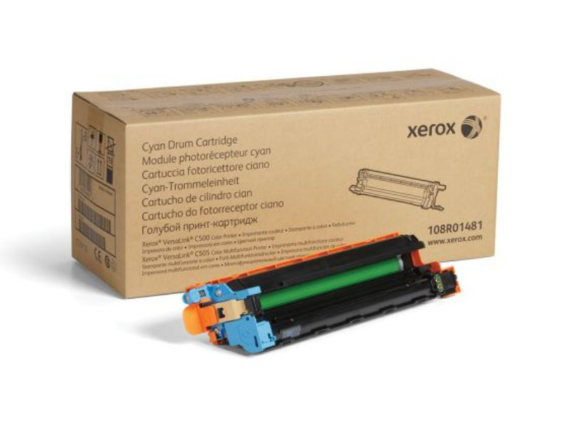 Xerox Genuine Cyan Drum Cartridge For Versalink C500/C505 - 108R01481