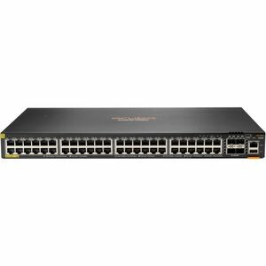 HPE Aruba CX 6200F 48G Class 4 PoE 4SFP+ 740W Switch - 48 Ports - Manageable - Gigabit Ethernet, 10 Gigabit Ethernet - 10/100/1000Base-T, 10GBase-X - 3 Layer Supported - Modular - 4 SFP Slots - 76 W Power Consumption - JL728B