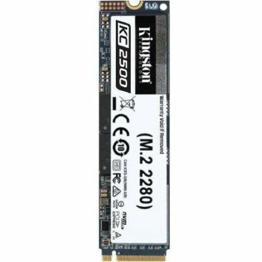Kingston KC2500 250 GB Solid State Drive - M.2 2280 Internal - PCI Express NVMe (PCI Express NVMe 3.0 x4) - SKC2500M8/250G