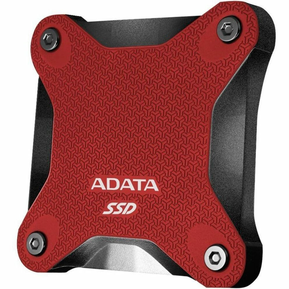 Adata SD600Q 240 GB Portable Solid State Drive - External - Red - ASD600Q-240GU31-CRD