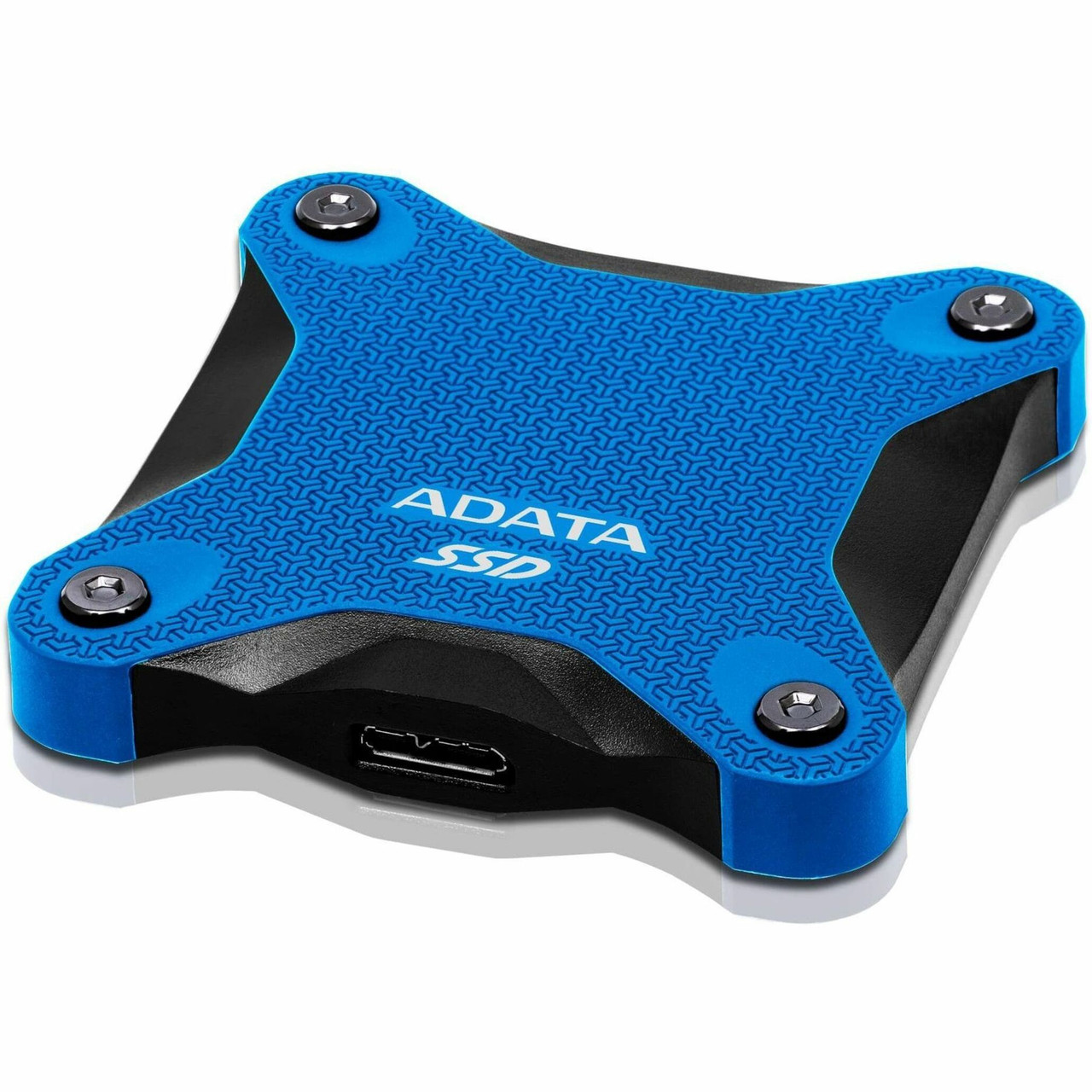 Adata SD600Q 480 GB Portable Solid State Drive - External - Blue - ASD600Q-480GU31-CBL