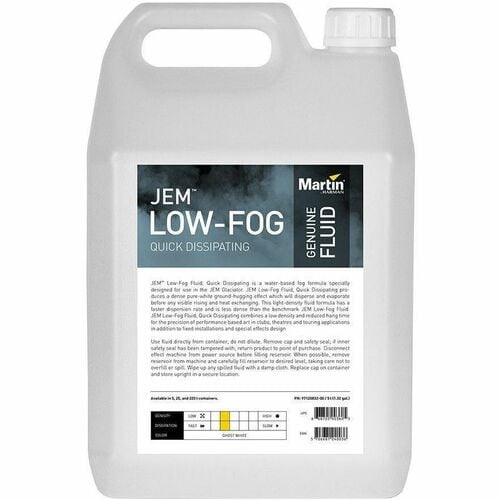 Martin JEM Low-Fog Fluid, Quick Dissipating - Ghost White - 97120832