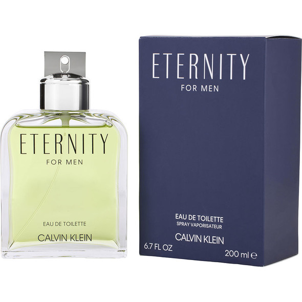 Calvin Klein Eternity Eau De Toilette Spray for Men 6.7 oz Fragrance 088300143481