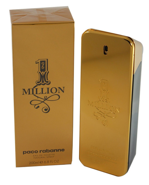 Paco Rabanne 1 Million Men's Eau De Toilette Spray 6.8 oz Fragrance 3349668509669