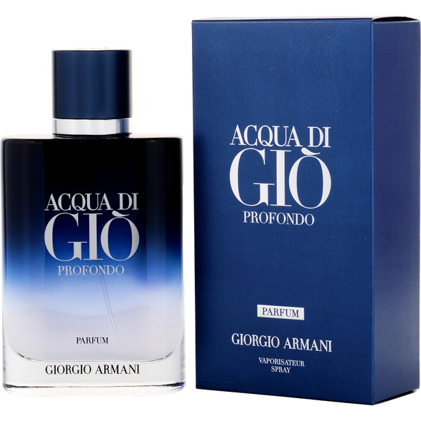 Acqua Di Gio Profondo by Giorgio Armani 3.4 oz Parfum Spray for Men Fragrance 03614273953696