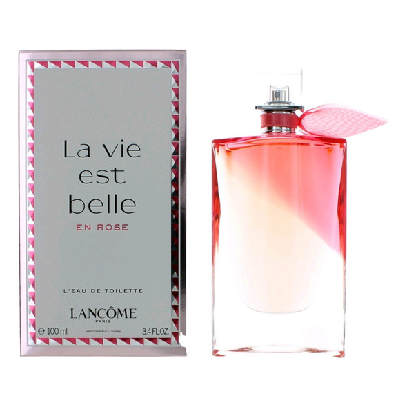La Vie Est Belle En Rose by Lancome 3.4 oz Eau De Toilette Spray for Women Fragrance 03614272520875