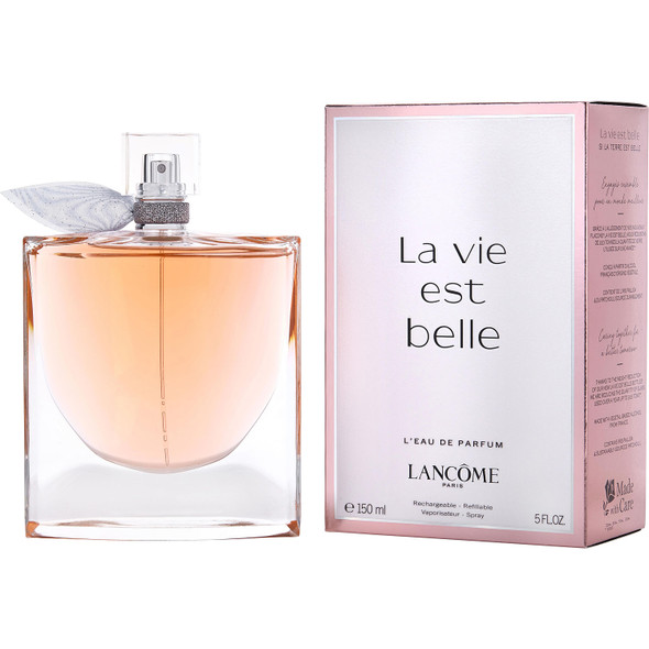 La Vie Est Belle by Lancome 5 oz L'Eau de Parfum Refillable Spray Women Fragrance 3614273694797