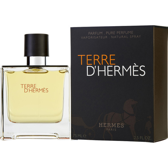 Terre D'Hermes by Hermes Parfum for Men 2.5 oz Fragrance 3346130013495