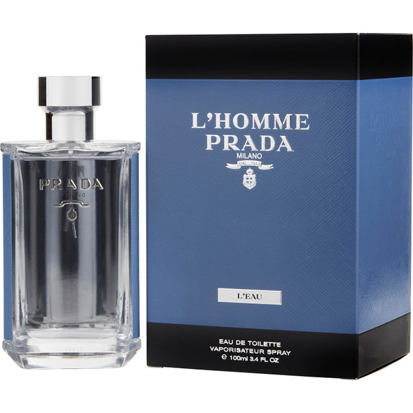 Prada L'Homme L'eau 3.4 oz EDT Cologne for Men Fragrance 8435137765362