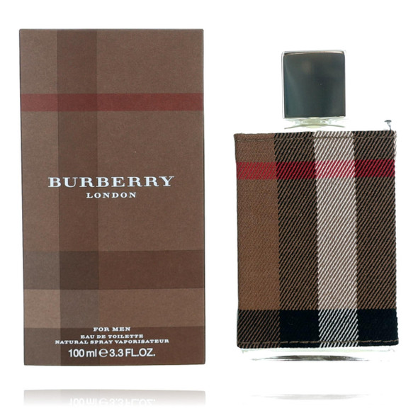 Burberry London Fabric by Burberry Cologne for Men EDT 3.3 oz Fragrance 3614226905215