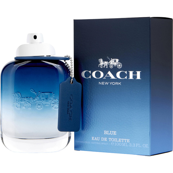Coach New York Blue by Coach Cologne for Men EDT 3.3 oz Fragrance 3386460113724