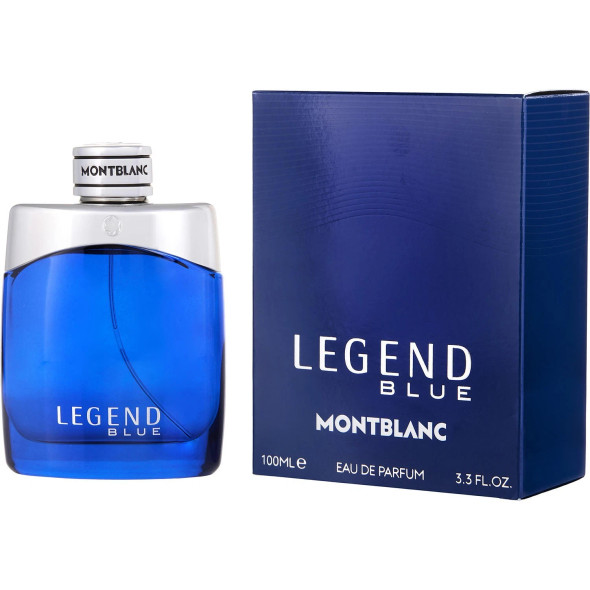 Mont Blanc Legend Blue 3.3 oz EDP Cologne for Men Fragrance 3386460144230