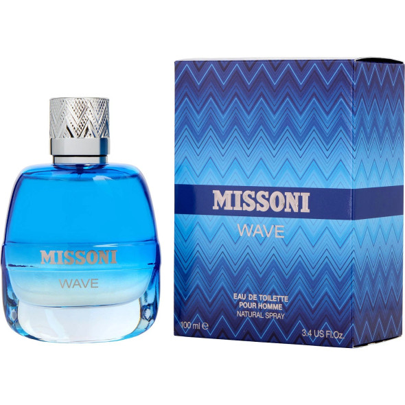 Missoni Wave by Missoni 3.4 oz EDT Cologne for Men Fragrance 8011003858156