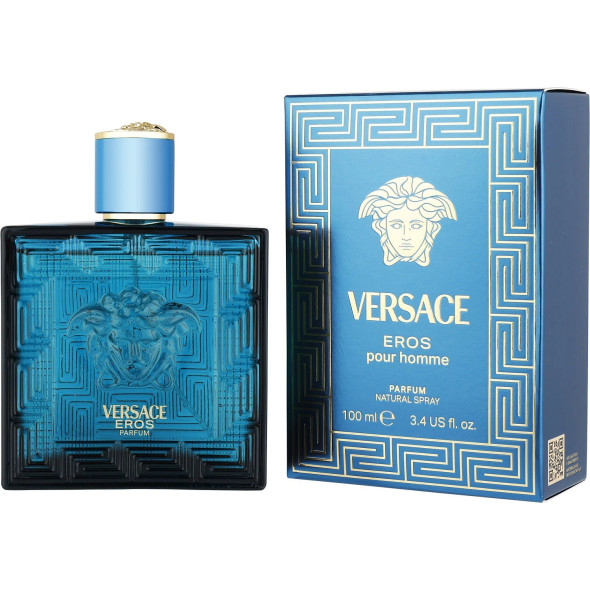 Versace Eros 3.4 oz Pour Homme Parfum Natural Spray Cologne for Men Fragrance 8011003809219