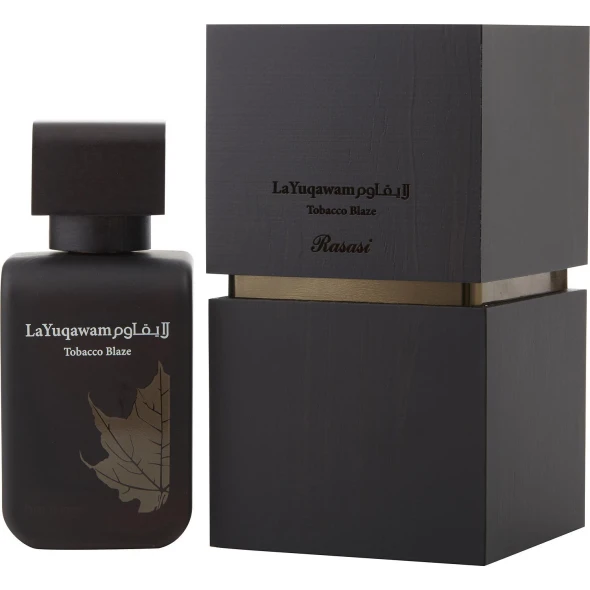 La Yuqawam Tobacco Blaze by Rasasi 2.5 oz EDP Cologne for Men Fragrance 614514204061