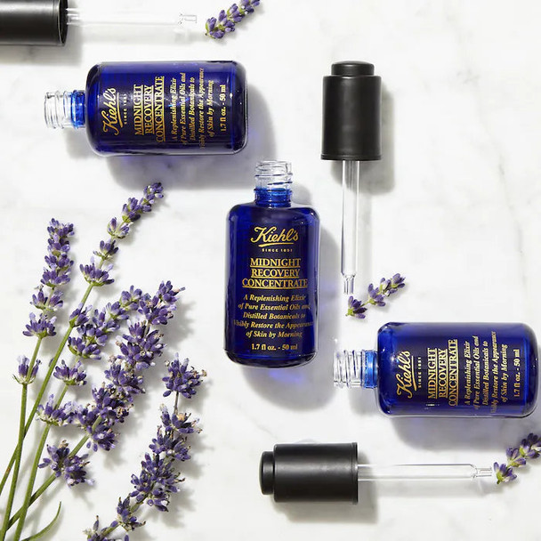 Kiehl's Since 1851 Midnight Recovery Concentrate Moisturizing Face Oil 3.4 oz Skincare 3605970373481