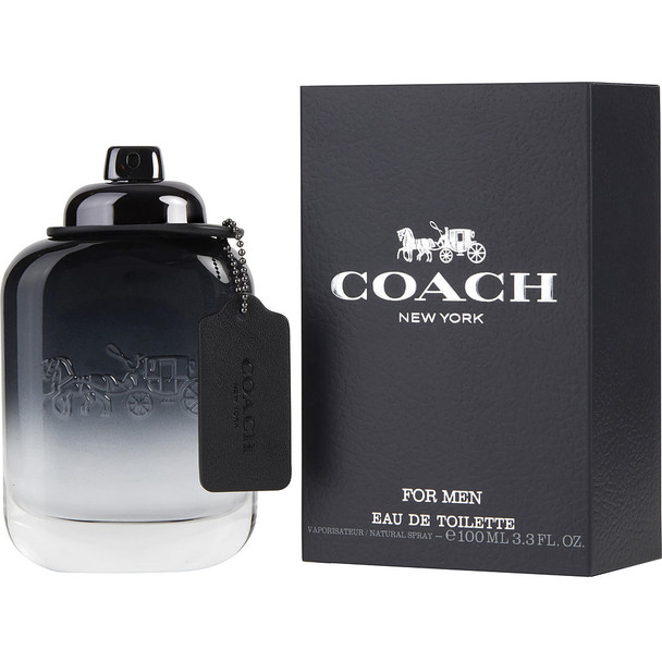 Coach New York For Men Eau De Toilette Spray Cologne 3.3 oz Fragrance 3386460086325