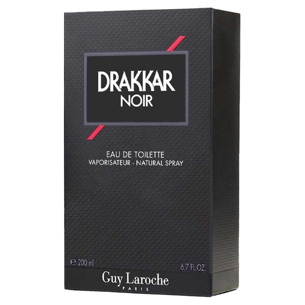 Guy Laroche Drakkar Noir Eau De Toilette Spray for Men 6.7 oz Fragrance 3360372017332