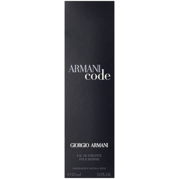 Armani Code by Giorgio Armani, Eau de Toilette Spray Men 4.2 oz - 125 ml