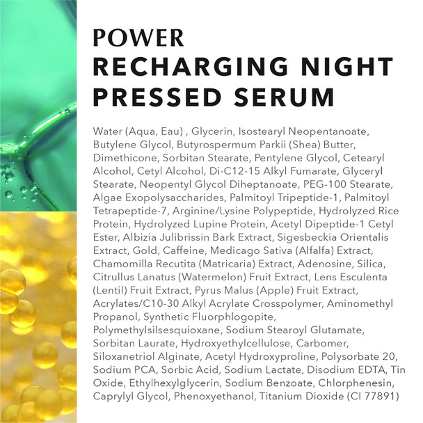 Algenist POWER Recharging Night Pressed Serum 2 oz - 60 ml