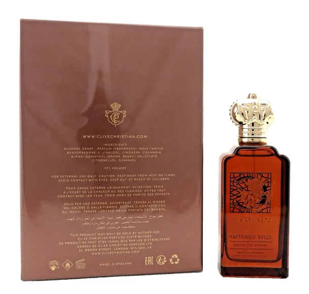 Clive Christian C Woody Leather Men Perfume Spray (Private Collection) 3.4 oz Fragrance 652638012810