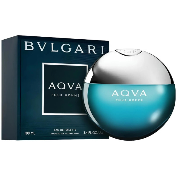 Bvlgari Aqva Pour Homme Cologne EDT for Men 3.4 oz Fragrance 783320911521