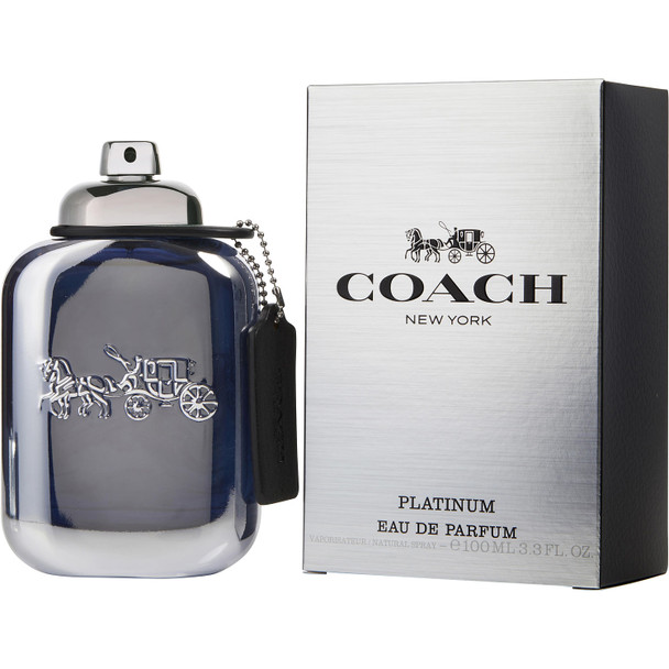 Coach New York Platinum by Coach Cologne for Men EDP 3.3 oz Fragrance 3386460096867