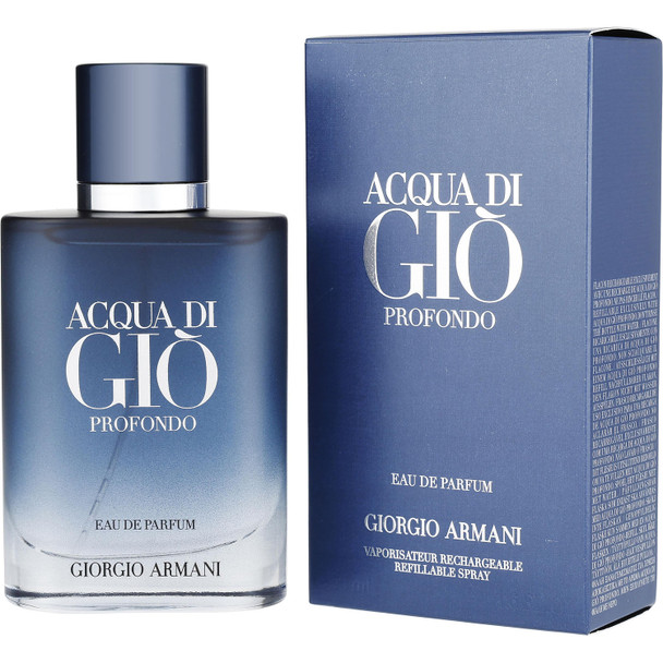 Giorgio Armani Acqua Di Gio Profondo EDP Refillable For Men 1.6 oz Fragrance 3614273953856