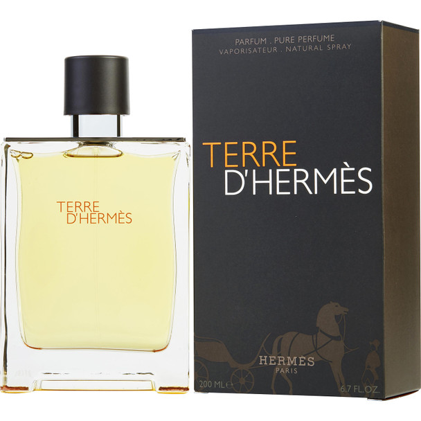 Terre D'Hermes Parfum Pure Perfume Spray for Men 6.7 oz Fragrance 3346131403097