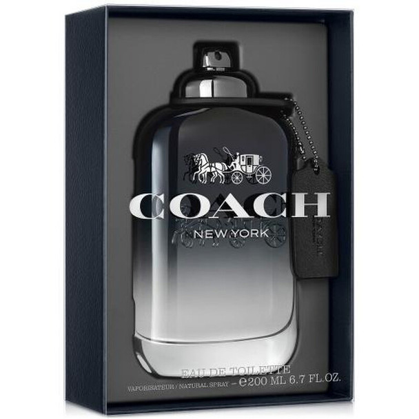 Coach New York by Coach EDT Cologne for Men 6.7 oz Fragrance 3386460097659