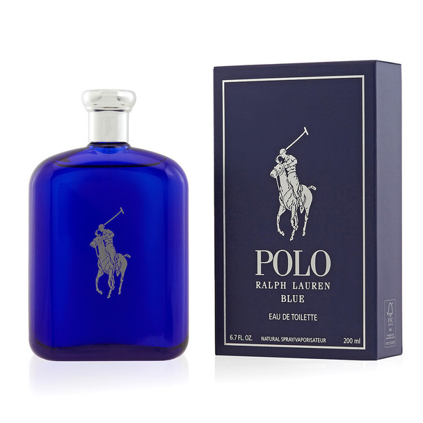 Polo Blue by Ralph Lauren 6.7 oz EDT Cologne for Men Fragrance 3605975047240