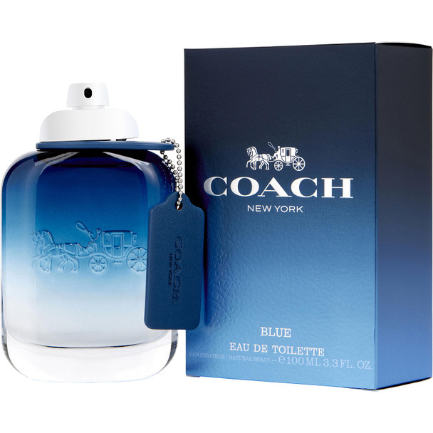 Coach New York Blue by Coach Cologne for Men EDT 3.3 oz Fragrance 3386460113724