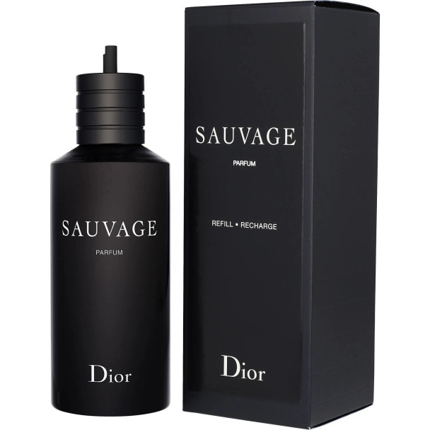 Sauvage Parfum by Christian Dior 10.1 oz Refill Cologne for Men Fragrance 3348901470353